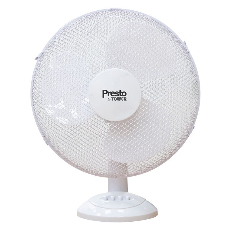 TOWER PRESTO 12 INCH DESK FAN WHITE