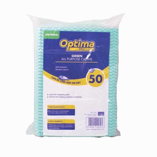 CATERING ALL PURPOSE 50 CLOTHS GREEN