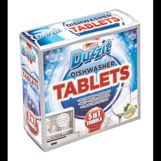 DUZZIT 5 IN 1 DISHWASHER TABLETS 12S PK16