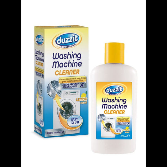 DUZZIT WASHING MACHINE CLEANER CITRUS LEMON 250ML PK24