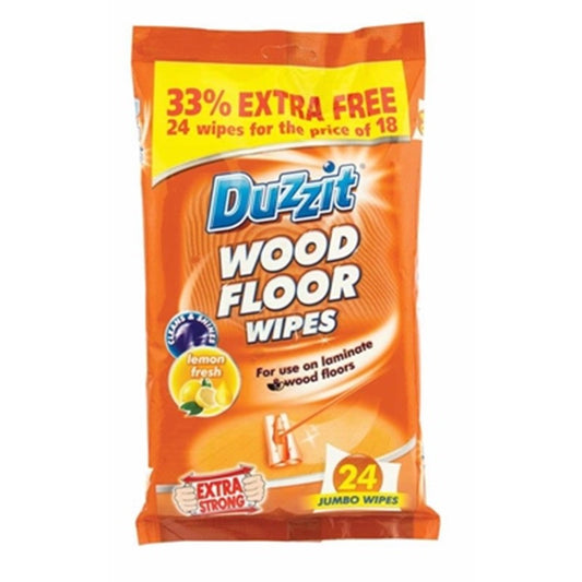DUZZIT WIPES WOODEN FLOOR 24S PK12