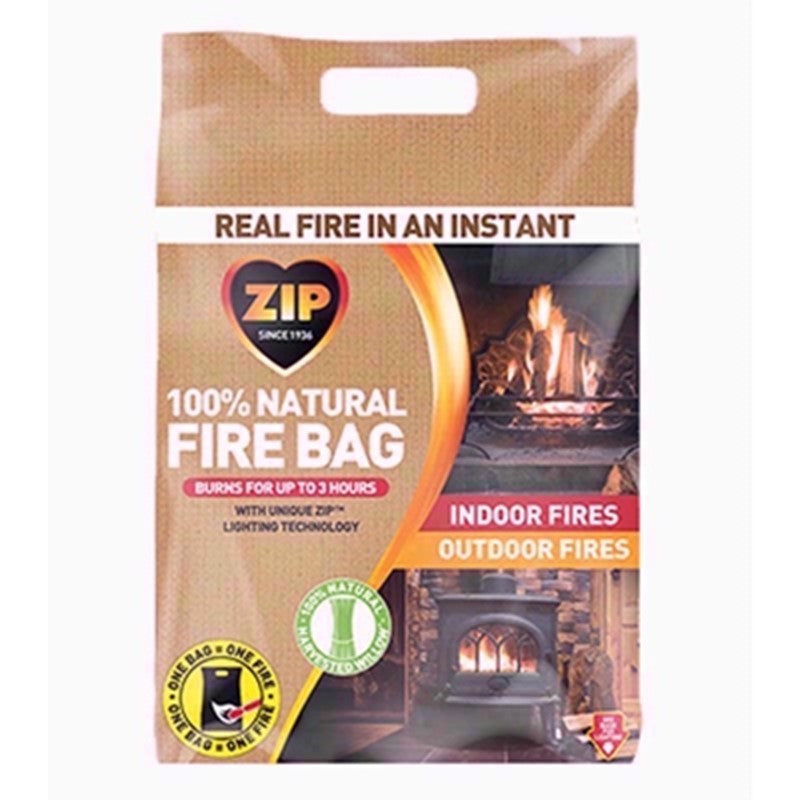 ZIP NATURAL FIRE IN BAG 2.5KG